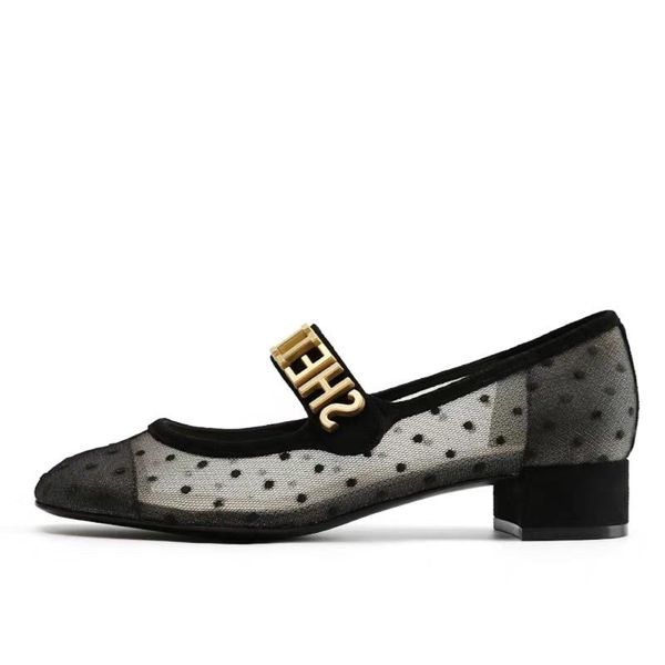 genuine shoes hapucky women's leather mesh fabric ladies low heel pumps sell fashion square toe summer spring shoes size 40, Black
genuine shoes hapucky women's leather mesh fabric ladies low heel pumps sell fashion square toe summer spring shoes size 40, Black