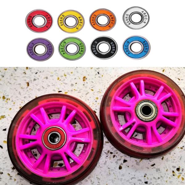 8pcs high speed abec-9 skateboard bearing 608rs skateboard bearing rolling 8x22x7mm for longboard inline hockey roller
8pcs high speed abec-9 skateboard bearing 608rs skateboard bearing rolling 8x22x7mm for longboard inline hockey roller