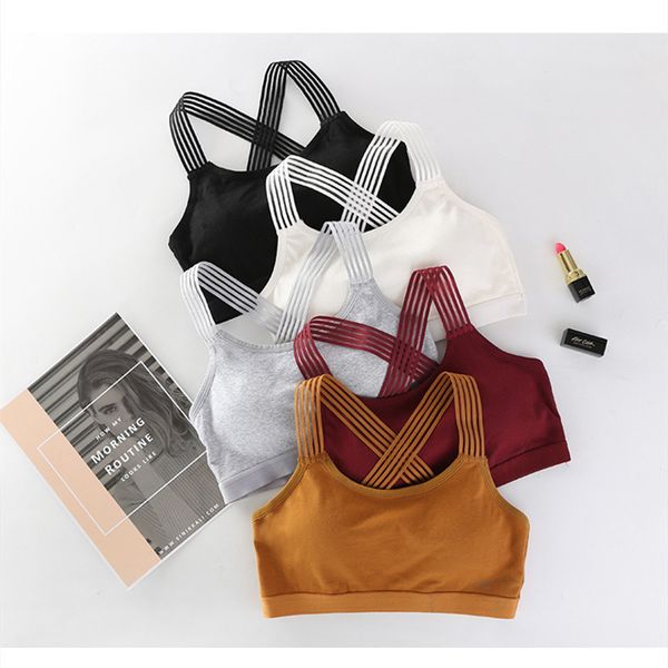 fashion yoga wear women's sports bra shockproof breathable comfortable lightweight healthy fitness running gym, White;black
fashion yoga wear women's sports bra shockproof breathable comfortable lightweight healthy fitness running gym, White;black