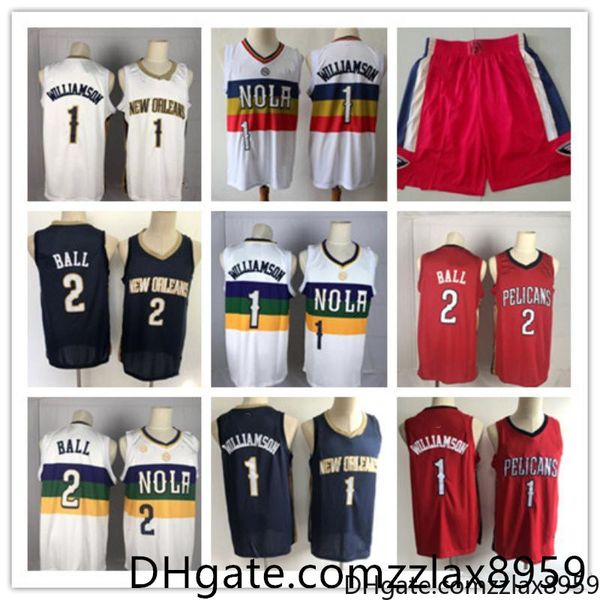 mens new throwback jersey zion 1 williamson lonzo orleans nba 2 ball basketball shorts pelicans basketball jerseys, Black;red
mens new throwback jersey zion 1 williamson lonzo orleans nba 2 ball basketball shorts pelicans basketball jerseys, Black;red