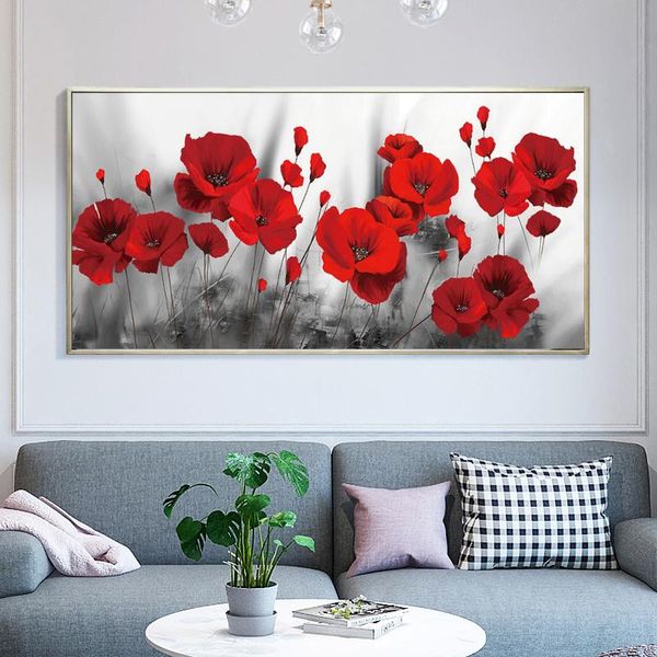 Modern Flowers Poster Painting Red Poppy Flower Picture Wall Art for Living Room Home Decor (No Frame)
Modern Flowers Poster Painting Red Poppy Flower Picture Wall Art for Living Room Home Decor (No Frame)