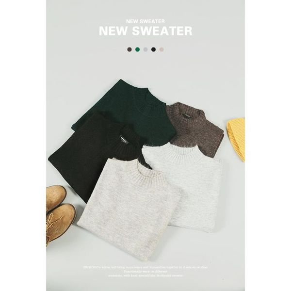 simwood 2020 spring new basic sweater men crewneck knitwear plus size solid color o-neck plus size pullovers si120479, White;black
simwood 2020 spring new basic sweater men crewneck knitwear plus size solid color o-neck plus size pullovers si120479, White;black