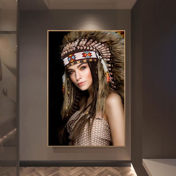 native woman figures oil painting cuadros canvas painting posters and prints wall art for living room home decor (no frame
native woman figures oil painting cuadros canvas painting posters and prints wall art for living room home decor (no frame
