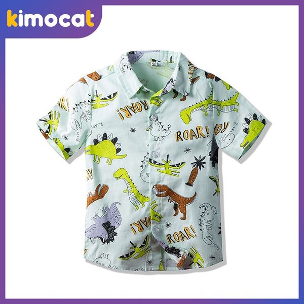 2020 new children's shirt children's clothing boys' summer short-sleeved shirt dinosaur cartoon pattern, White;black
2020 new children's shirt children's clothing boys' summer short-sleeved shirt dinosaur cartoon pattern, White;black
