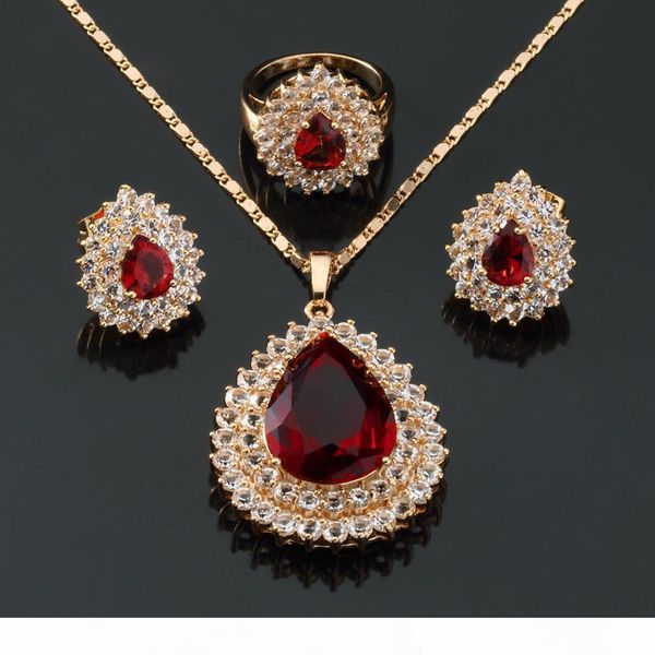 design fashion crystal jewelry sets garnet heart pendants ring earring 18k yellow gold plated s111 fine wedding jewelry, Silver
design fashion crystal jewelry sets garnet heart pendants ring earring 18k yellow gold plated s111 fine wedding jewelry, Silver