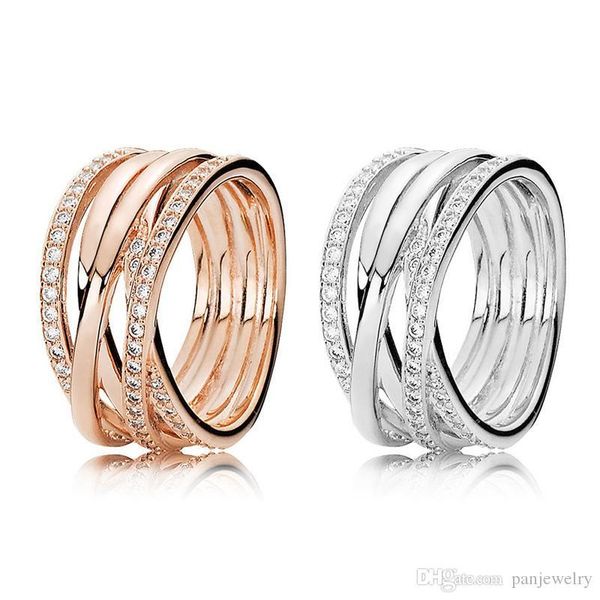 Stylish crossover ring for Pandora 925 sterling silver with CZ diamond high quality temperament trend ladies ring with original box
Stylish crossover ring for Pandora 925 sterling silver with CZ diamond high quality temperament trend ladies ring with original box