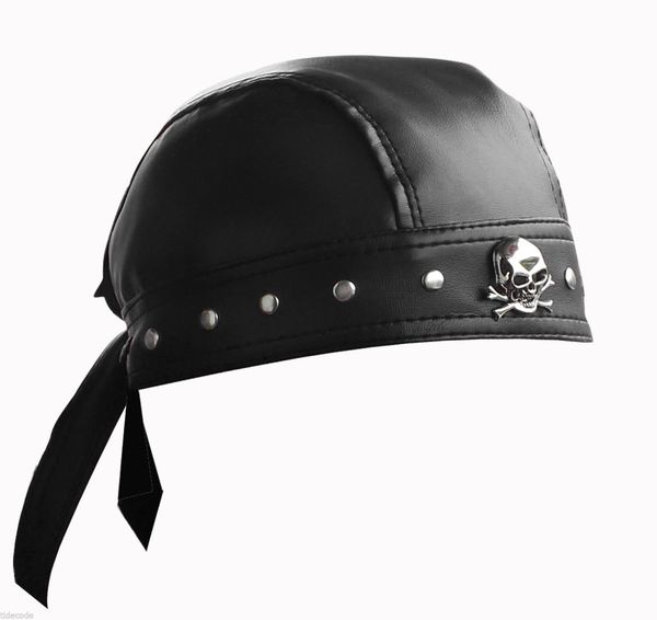 leather bandana biker doo do rag headwrap studded skull cap capsmith du rag y200714, Blue;gray
leather bandana biker doo do rag headwrap studded skull cap capsmith du rag y200714, Blue;gray