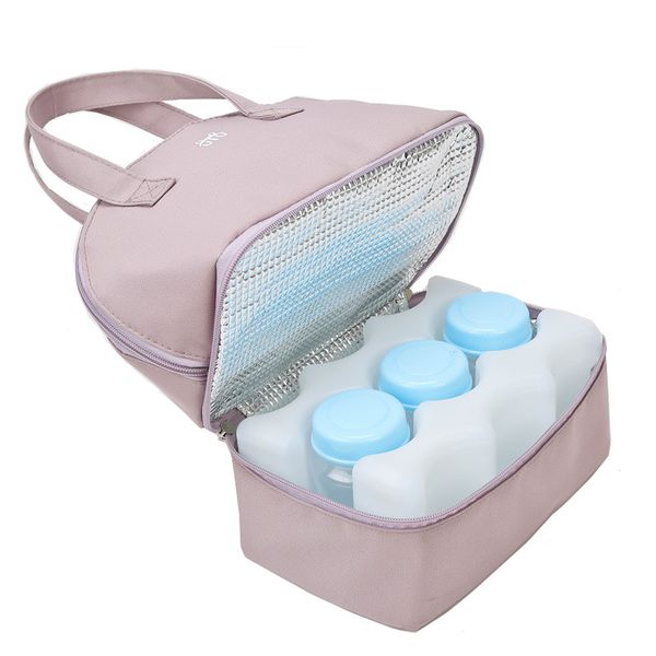 Multifunctional Breast Milk Bottle Storage Bag Portable Baby Insulated Cooler Pocket Fresh-keeping Waterproof Diaper Bag