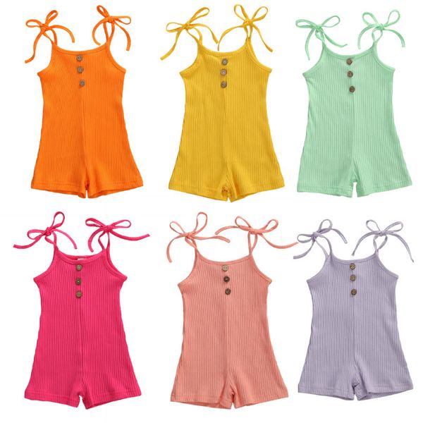 0-18m newborn baby girls rompers solid sleeveless belt button summer lovely jumpsuits clothing t200721, Blue
0-18m newborn baby girls rompers solid sleeveless belt button summer lovely jumpsuits clothing t200721, Blue