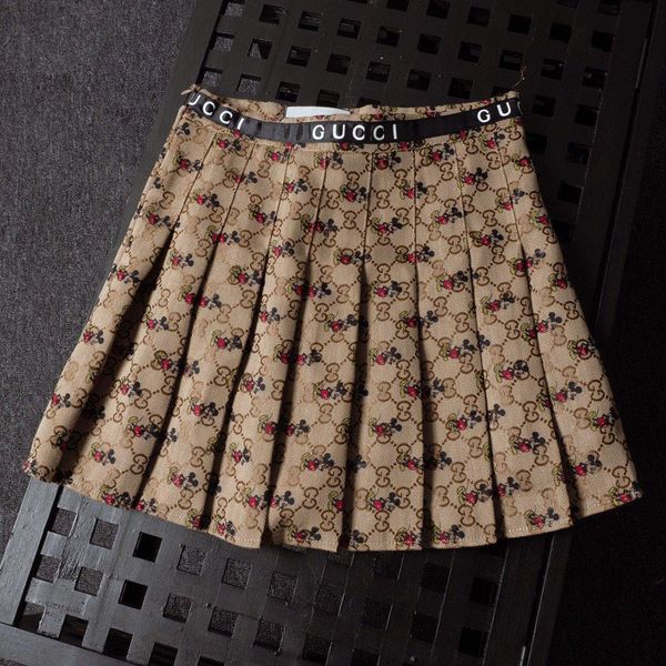 2020 paris womens designer mini skirt pleated skirt dress gu vintage female mini dress size, Black;green
2020 paris womens designer mini skirt pleated skirt dress gu vintage female mini dress size, Black;green