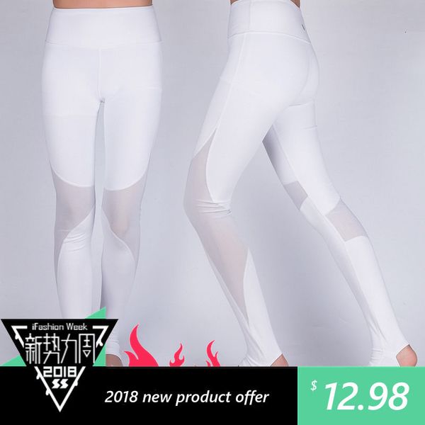 new white yoga pants mallas mujer gym running tights fitness foot women sports leggings, White;red
new white yoga pants mallas mujer gym running tights fitness foot women sports leggings, White;red