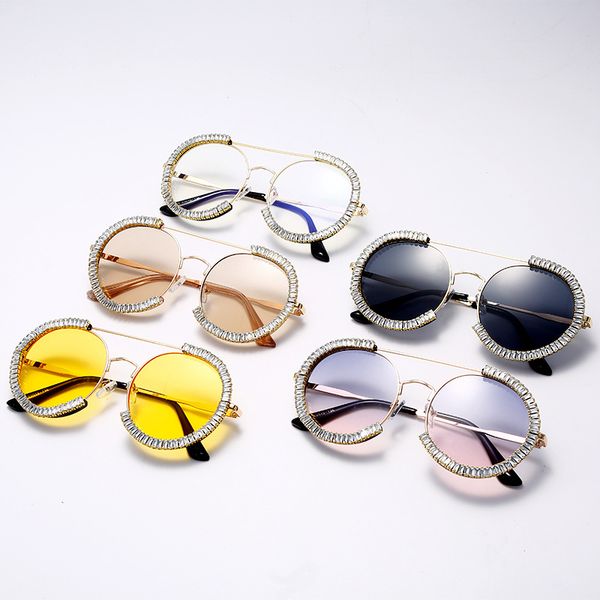 round rhinestone sunglasses women designer steampunk sun glasses vintage eyeglasses men clear lens vintage shades, White;black
round rhinestone sunglasses women designer steampunk sun glasses vintage eyeglasses men clear lens vintage shades, White;black