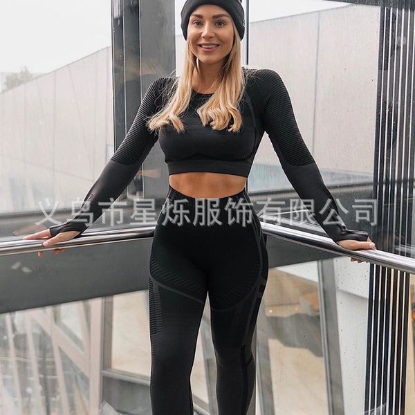 2020 новый стиль gym yoga утечки желудок с длинным рукавом бесшовные вязание tight-fit блуза set, White;red
2020 новый стиль gym yoga утечки желудок с длинным рукавом бесшовные вязание tight-fit блуза set, White;red