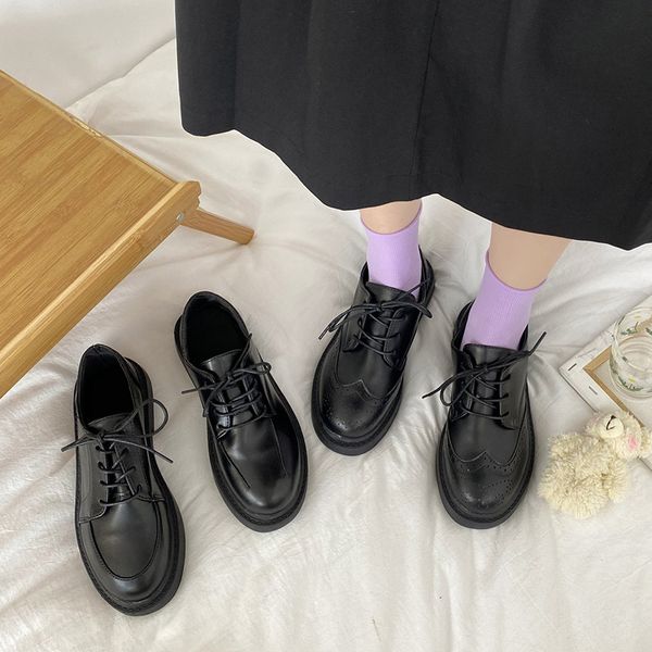 shoes woman flats round toe oxfords women's casual female sneakers all-match british style modis dress black retro leather
shoes woman flats round toe oxfords women's casual female sneakers all-match british style modis dress black retro leather