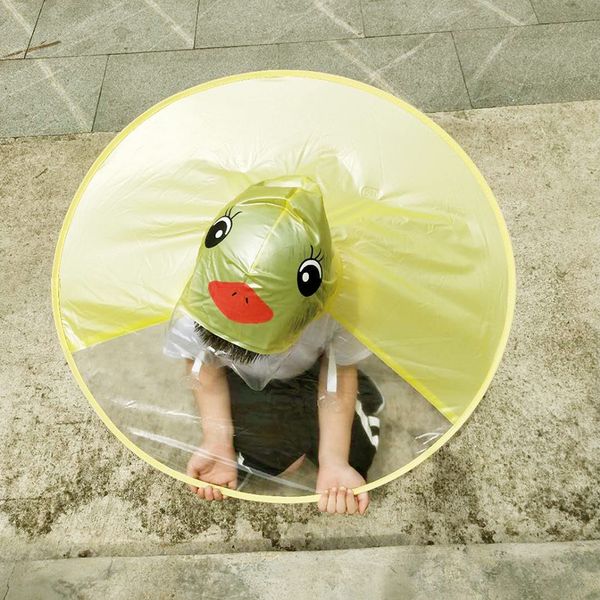 ufo raincoat student umbrella hat transparent children's raincoat boneless handle-folding creative foldable hat, Red;brown
ufo raincoat student umbrella hat transparent children's raincoat boneless handle-folding creative foldable hat, Red;brown