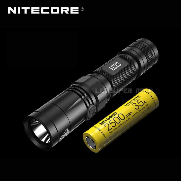 1800 Lumens Nitecore Ec23 Cree Xhp35 Hd E2 Led High Performance With Battery (imr18650 2500mah 35a)