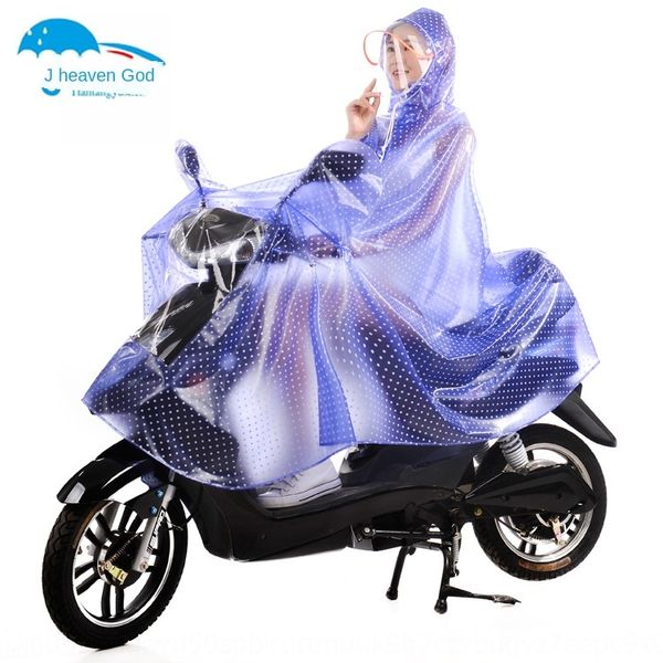 electric car raincoat extra motorcycle cloak motorcycle thickened and lengthened with double brim single poncho, Black
electric car raincoat extra motorcycle cloak motorcycle thickened and lengthened with double brim single poncho, Black