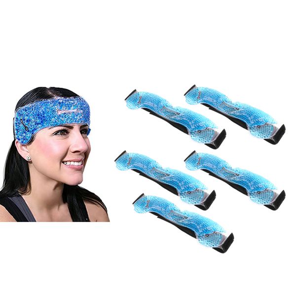 5x reusable and cold ice pack for headaches therapy migraine relief wrap
5x reusable and cold ice pack for headaches therapy migraine relief wrap