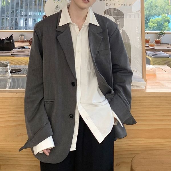 men's suits & blazers suit 2021 autumn slim solid color lovers single breasted long sleeve casual lapel personality youth wear, White;black
men's suits & blazers suit 2021 autumn slim solid color lovers single breasted long sleeve casual lapel personality youth wear, White;black