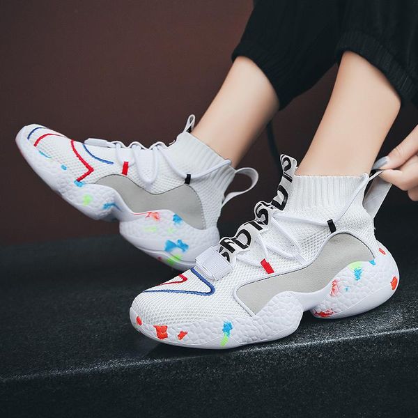 women sneakers high socks running shoes men thick platform sport couple shoes femme breathable mesh walking casual shoe new
women sneakers high socks running shoes men thick platform sport couple shoes femme breathable mesh walking casual shoe new