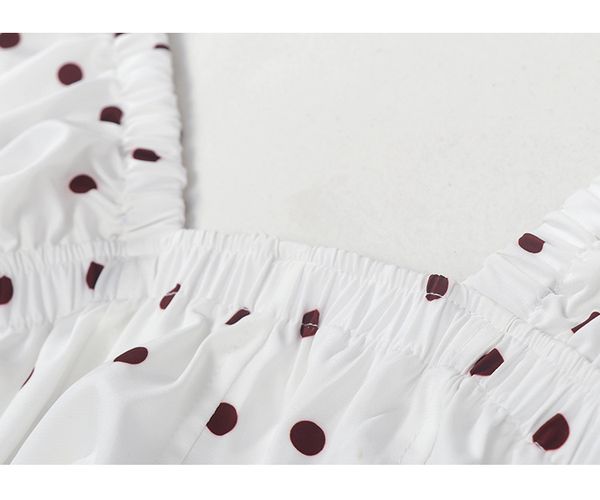 square collar temperament wave point shirt women summer new korean version of the bubble sleeve slim shirt, White
square collar temperament wave point shirt women summer new korean version of the bubble sleeve slim shirt, White