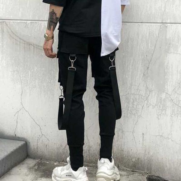 men multi-pocket elastic waist design harem pant street punk hip hop casual trousers joggers male dancing pant, Black
men multi-pocket elastic waist design harem pant street punk hip hop casual trousers joggers male dancing pant, Black
