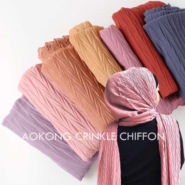 scarves one piece women solid plain pleated chiffon hijab scarf wraps long islam shawls muslim crinkle ruffle hijabs, Blue;gray
scarves one piece women solid plain pleated chiffon hijab scarf wraps long islam shawls muslim crinkle ruffle hijabs, Blue;gray