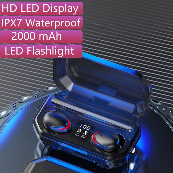 беспроводные наушники bluetooth v5.0 гарнитуры tws наушники hifi стерео наушники led дисплей с сенсорным управлением 2000mah power bank
беспроводные наушники bluetooth v5.0 гарнитуры tws наушники hifi стерео наушники led дисплей с сенсорным управлением 2000mah power bank