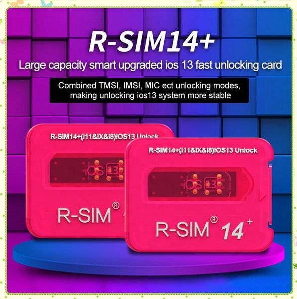 rsim14+ rsim 14 unlock card r-sim 14+ large capacity smart upgraded ios13 system quick unlocking card for iphone 11 pro max x xs 8 pl skzsmc
rsim14+ rsim 14 unlock card r-sim 14+ large capacity smart upgraded ios13 system quick unlocking card for iphone 11 pro max x xs 8 pl skzsmc