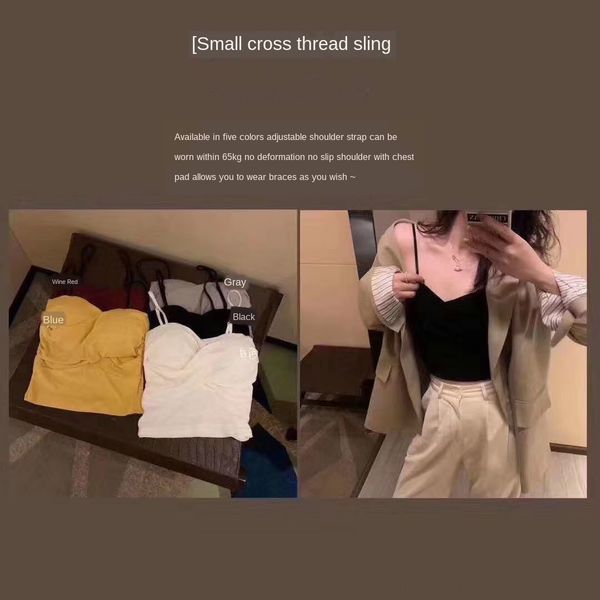 ins2020 new suspender under vest for girls sling underwear sling outside wear slim fit thin base shirt with chest pad, Camo
ins2020 new suspender under vest for girls sling underwear sling outside wear slim fit thin base shirt with chest pad, Camo