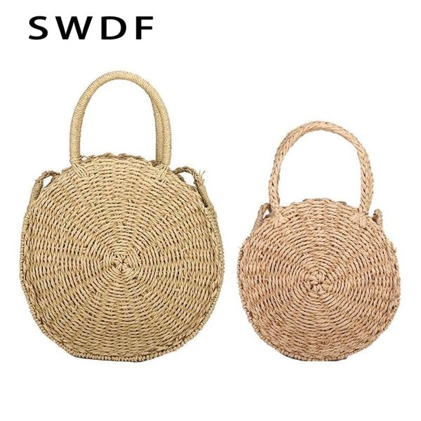 swdf new fashion women round straw bags handmade summer hollow beach bag messenger crossbody bags lady purse sac
swdf new fashion women round straw bags handmade summer hollow beach bag messenger crossbody bags lady purse sac