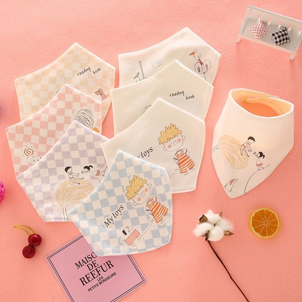 baby cotton saliva baby cartoon printed doubletriangle towel triangle towel bib pocket dining pocket two-piece combination
baby cotton saliva baby cartoon printed doubletriangle towel triangle towel bib pocket dining pocket two-piece combination