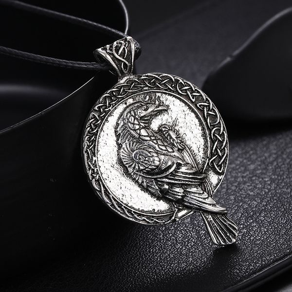 pendant necklaces nordic necklace viking raven black bird crow women men jewelry gift, Silver
pendant necklaces nordic necklace viking raven black bird crow women men jewelry gift, Silver