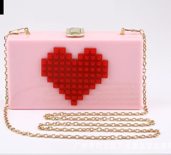 ladies red heart shape pink box clutch bag women evening bag wedding party prom shoulder handbag hardcase metal clutches #45
ladies red heart shape pink box clutch bag women evening bag wedding party prom shoulder handbag hardcase metal clutches #45