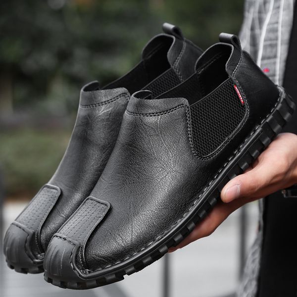 casual men's shoes genuine leather breathable moccasins causal loafers high-quality comfortable soft driving shoes big size 46, Black
casual men's shoes genuine leather breathable moccasins causal loafers high-quality comfortable soft driving shoes big size 46, Black
