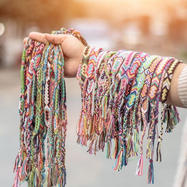 vsco girl woven rope bracelet boho summer bracelets vintage style colorfu 1.5cm width cotton knitted friendship bracelet jewelry, Golden;silver
vsco girl woven rope bracelet boho summer bracelets vintage style colorfu 1.5cm width cotton knitted friendship bracelet jewelry, Golden;silver