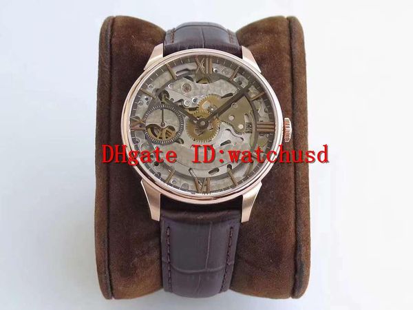 18k rose gold wristwatches skeleton dial sapphire waterproof mens watch 6497-1 automatic mechanical watches transparent case back, Slivery;brown
18k rose gold wristwatches skeleton dial sapphire waterproof mens watch 6497-1 automatic mechanical watches transparent case back, Slivery;brown