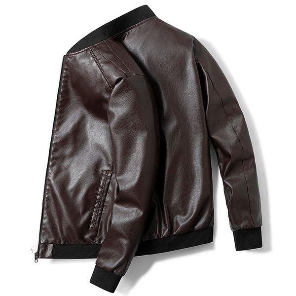 plus size 7xl 8xl pu leather jacket men bomber baseball jacket biker pilot varsity college slim fit motorcycle leather coats, Black
plus size 7xl 8xl pu leather jacket men bomber baseball jacket biker pilot varsity college slim fit motorcycle leather coats, Black