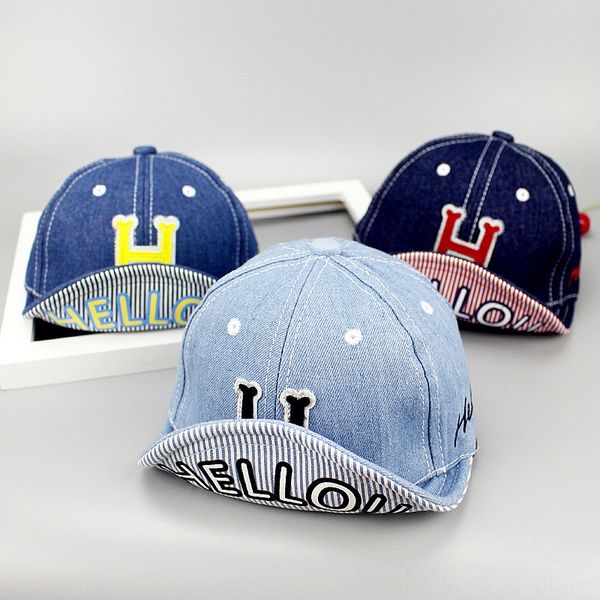 hip-hop baseball h hip-hop baseball cap cap h, Blue;gray