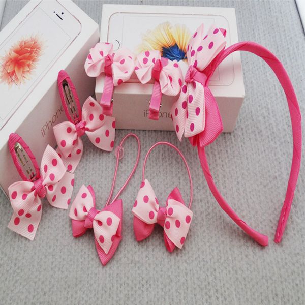 7pcs/set dot bow girls headwear baby hair claw hairpins/hairbands/elastic hair bands clips kids baby accessories, Slivery;white
7pcs/set dot bow girls headwear baby hair claw hairpins/hairbands/elastic hair bands clips kids baby accessories, Slivery;white