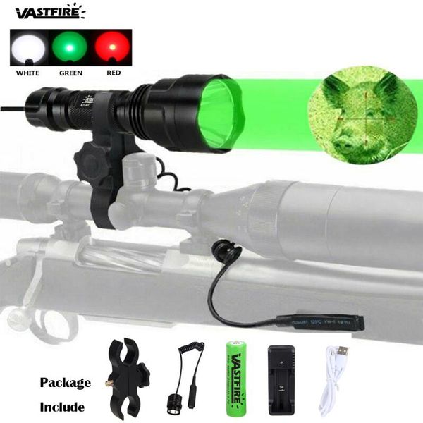 flashlights torches vastfire 5000 lumens waterproof hunting 3 light color can chooce white/green/red led lantern portable
flashlights torches vastfire 5000 lumens waterproof hunting 3 light color can chooce white/green/red led lantern portable