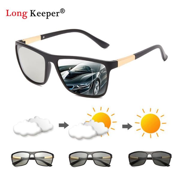 longkeeper pchromic polarized sunglasses men discoloration eyewear anti glare uv400 glasses driving goggles, White;black
longkeeper pchromic polarized sunglasses men discoloration eyewear anti glare uv400 glasses driving goggles, White;black