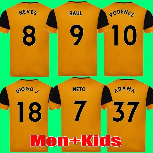men kids 2020 2021 wolves soccer jersey 20 21 j.moutinho raul neves podence cavaleiro adama football shirts uniform, Black;yellow
men kids 2020 2021 wolves soccer jersey 20 21 j.moutinho raul neves podence cavaleiro adama football shirts uniform, Black;yellow