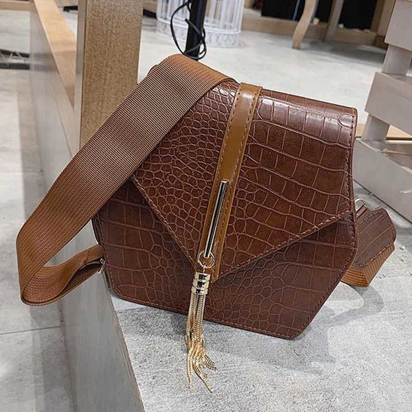 vintage alligator chic tassel flap luxury handbags women bags designer shoulder messenger clutch bag purses crossbody pack 2020
vintage alligator chic tassel flap luxury handbags women bags designer shoulder messenger clutch bag purses crossbody pack 2020