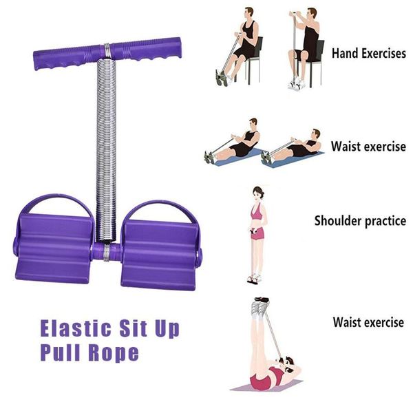 resistance bands elastic sit up pull rope spring tension foot pedal abdomen leg exerciser tummy trimmer stretching slimming training
resistance bands elastic sit up pull rope spring tension foot pedal abdomen leg exerciser tummy trimmer stretching slimming training