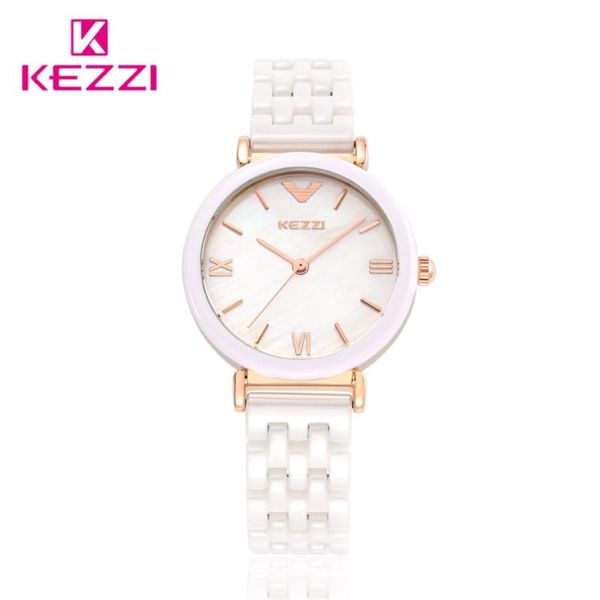 kezzi women quartz watch waterproof white ceramic watches dress wristwatches clock for ladies relogio feminino, Slivery;brown
kezzi women quartz watch waterproof white ceramic watches dress wristwatches clock for ladies relogio feminino, Slivery;brown