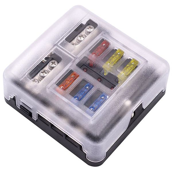 1 in 6 out auto fuse box waterproof blade fuse block box for car suv bus ship 32v pc terminal block car style
1 in 6 out auto fuse box waterproof blade fuse block box for car suv bus ship 32v pc terminal block car style