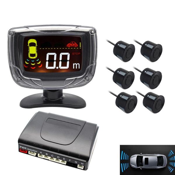 car parking sensor kit 6probes adjustable parktronic radar monitor system distance detection assistance detector
car parking sensor kit 6probes adjustable parktronic radar monitor system distance detection assistance detector