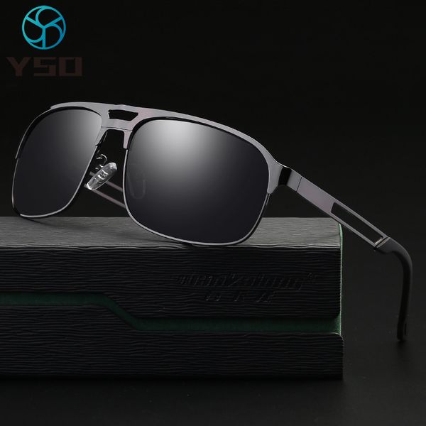yso stainless steel square sunglasses for men polarized uv400 protection male's glasses for car driving man sunglasses 2352, White;black
yso stainless steel square sunglasses for men polarized uv400 protection male's glasses for car driving man sunglasses 2352, White;black