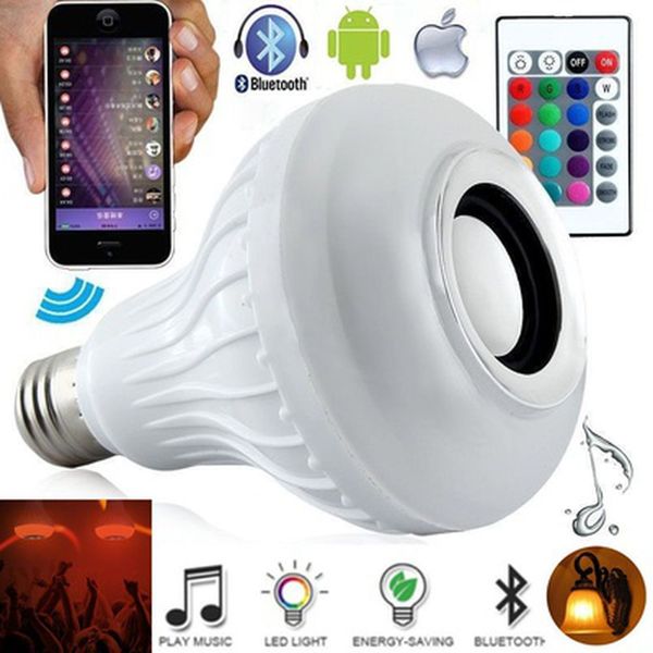 wireless 12w power e27 led rgb bluetooth speaker bulb light lamp music playing (color: white)
wireless 12w power e27 led rgb bluetooth speaker bulb light lamp music playing (color: white)